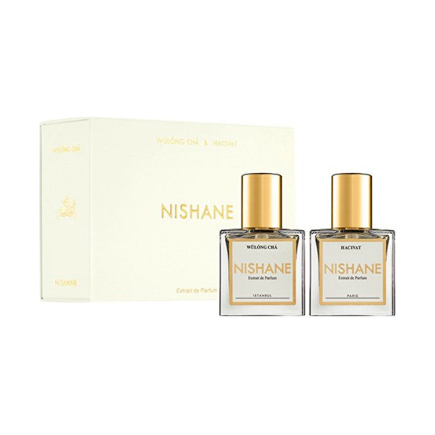 Coffret Hacivat & Wūlóng Chá — 2 × 15 ml